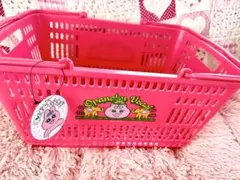 しまむら おぱんちゅうさぎ 買い物カゴ ピンク ショッピングバスケット カゴ