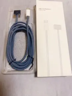 新品　USB-C 磁気 MagSafe 3 PD充電ケーブル（2m）ブルー