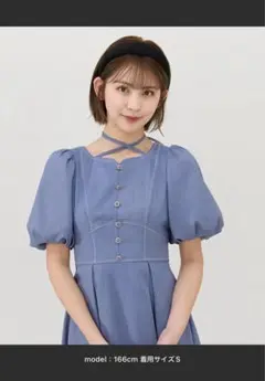 REDYAZEL バルーンスリーブワンピース