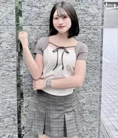 nomae バイカラーレイヤードTシャツ グレー