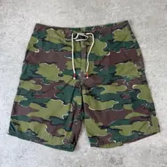 希少■ポロ ラルフローレン【32】水着 海水パンツ 水陸両用 ハーフパンツ 迷彩