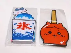 ちいかわ縁日　イトーヨーカドー　かき氷タオル　缶バッジ　ハチワレ