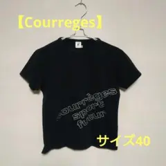 ❤人気完売【courrèges sport futur】 ブラック Tシャツ