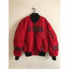 ●【限定品】JSB×ALPHA MA-1METOROPOLIZ 登坂着ブルゾン赤