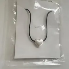SMELLY ハート型ネックレス スメリーメタルハートコードネックレス