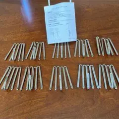 金属製U字型クリップ 約30個