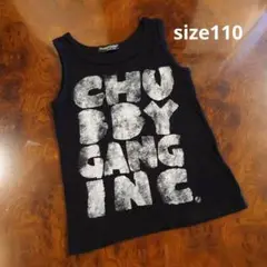 CHUBBY GANG ノースリーブタンクトップ 黒　size110