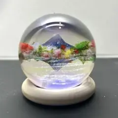 逆さ富士山ドーム 立体オブジェ