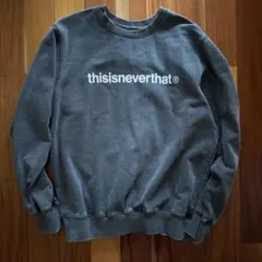 thisisneverthat スウェット 墨黒