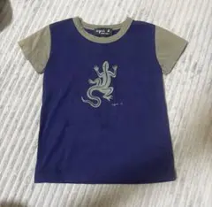 agnès b. ENFANT トカゲプリント Tシャツ S 110
