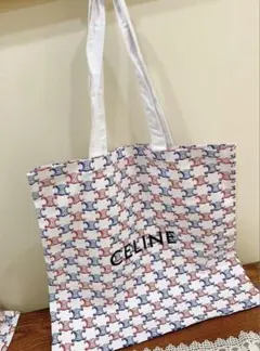 【新品未使用】セリーヌ CELINE ノベルティトートバッグ エコバッグ L