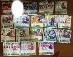 ルフィ　緑セット　シャンクスSR含む　サンジ　ロー　R など　受け継がれる意思