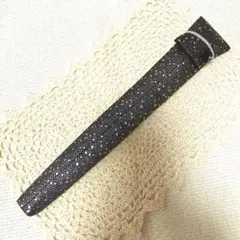 将棋 扇子袋　金襴　銀吹雪