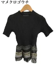 mame kurogouchi マメクロゴウチ 半袖 ブラウス 19ss 総柄