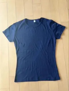 新品未使用　紺色Tシャツ　ネイビー　半袖Tシャツ（Ｍ） トップス カットソー