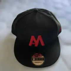 New Era 9FIFTY キャップ 黒/赤 AH MURDERZ