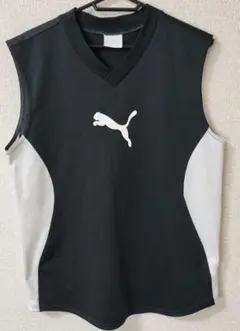 PUMA Vネック アンダーシャツ 黒/白