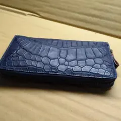 クロコダイルラウンド長財布未使用