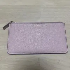 トリーバーチ　TORY BURCH ピンクレザー カードケース 5ポケット