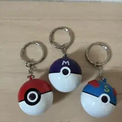 1997年頃　初期ポケモン　バンプレストのぞくぜ！キーホルダー3種セット 希少