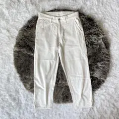 UNIQLO リラックスアンクルジーンズ/ワイドフィット　テーパード　ミドル