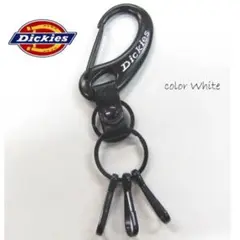新品 Dickies ディッキーズ カラビナキーホルダー ホワイト