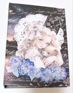 ※ファイルのみ おすそ分けファイル 女の子 コラージュ 素材 紙モノ 寒色系 青