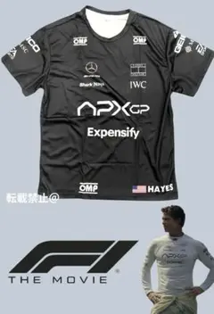 映画　F1　エフワン　グッズ　APXGP Tシャツ　ブラッドピット　L