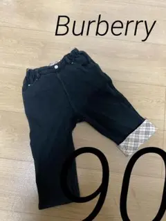 バーバリー パンツ キッズ 90 ブラック