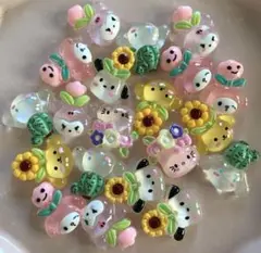 キャラクター　デコパーツ　20個セット