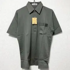 BAMPINE⭐️ (M) 半袖ポロシャツ 日本製 新品 タグ付 ボタンダウン