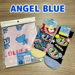 ANGEL BLUE 靴下とビニールショルダーバッグ ナカムラくん22〜24cm