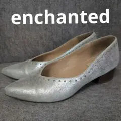enchanted/エンチャンテッド　パンプス　シルバー　36
