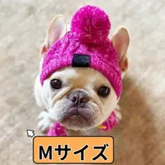 犬用品 ドッグウェア ペット帽子 ニット帽 フレブル帽子 耳出し 防寒