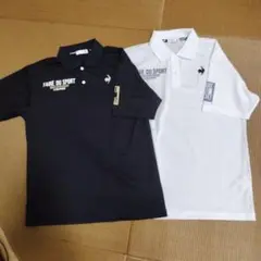 ルコックスポーツゴルフシャツセット 黒 白 セット　Mサイズ