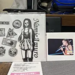 安室奈美恵　ナナコ　nanacoカード　クリアファイル付き