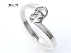 GUCCI グッチ AU750 GGランニング リング #8 ホワイトゴールド