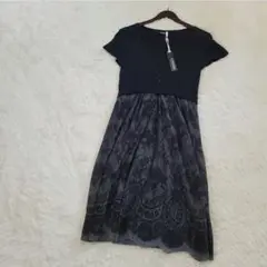 新品✨MAX&Co. マックス&コー 半袖ニットワンピース ブラック