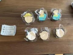 ボーちゃん　あそーとコレクション　C賞　ラバークリップ　６個　ガシャポン