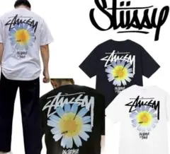 【新品】SALE ステューシー STUSSY Tシャツ 白　大人気フラワーL！！