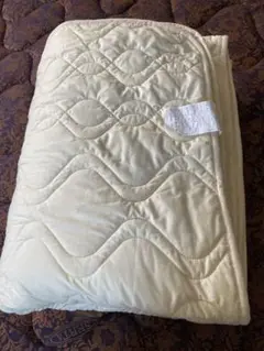 西川 洗えるベッドパッド クイーン 中綿コットン100% ワンシーズン使用品