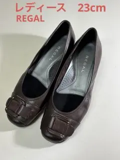 REGAL リーガル　レディース　ローヒールパンプス