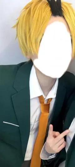 ハイキュー コスプレ 伊達工 黄金川貫至 制服 ウィッグ