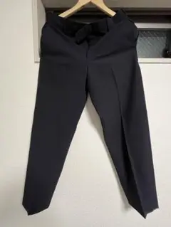 GLOBAL WORK エアかるスラックス サッカー Sサイズ ネイビー