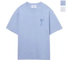 【新品タグ付き】amiparis アミパリス　Tシャツ　ブルー Amiparis アミパリス Tシャツブルー男女兼用 ta1605 R3606