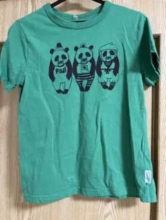 パンダデザイン Tシャツ 緑色 JAPAN完売