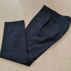 洋服の青山　PERSON'S FOR MEN ネイビー スラックス 76