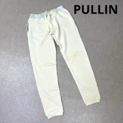 PULLIN プルイン スウェットパンツ コットン100% アイボリー系 M