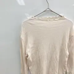 トップス　ニット　長袖　ホワイト　3L