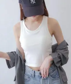 WEGO なちゅ盛れカップインアメスリタンク タンクトップ